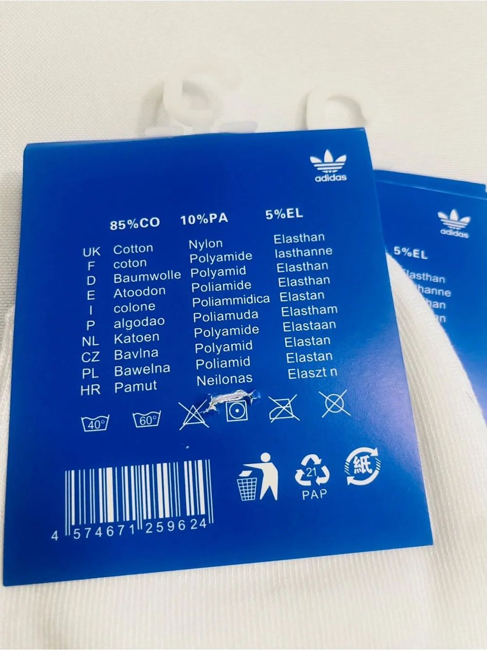 Adidas Originals Women’s Low-Cut Ankle Socks – 4 Pairs – New with Tags